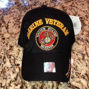 NEW Marine Veteran USMC Embroidered Ball Cap NWTO